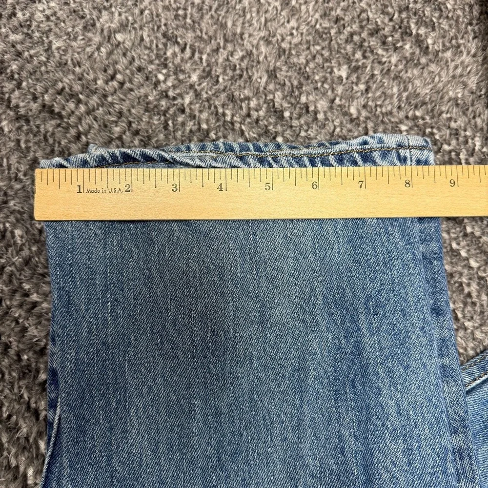 Levis 501 Mens Jeans 38x32 Medium Wash Blue Denim‎ Straight Leg Button Fly